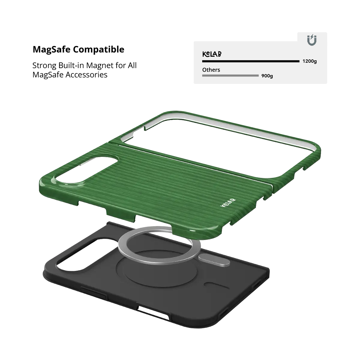 Emerald Drip | Green Stripe Pattern Phone Case