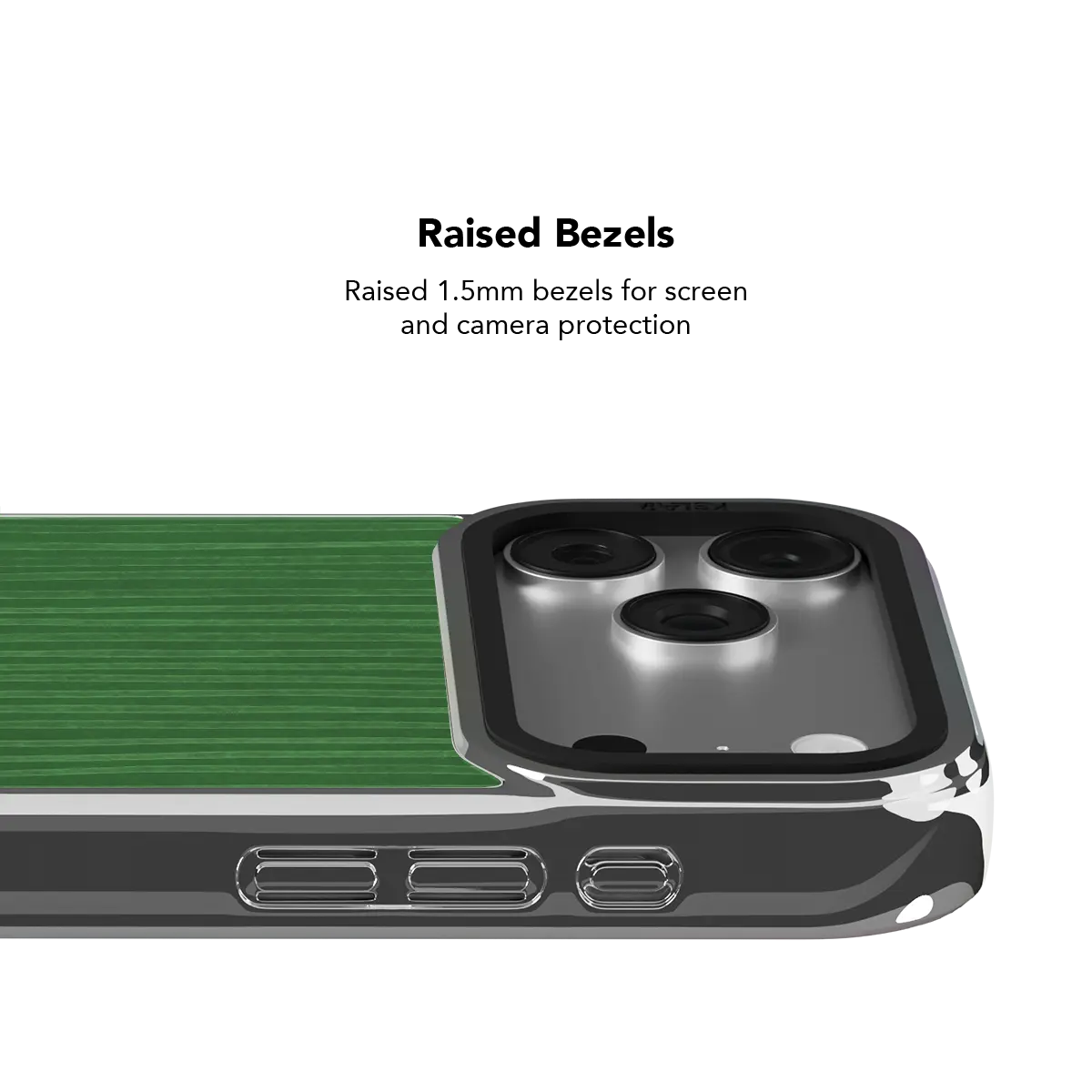 Emerald Drip | Green Stripe Pattern Phone Case