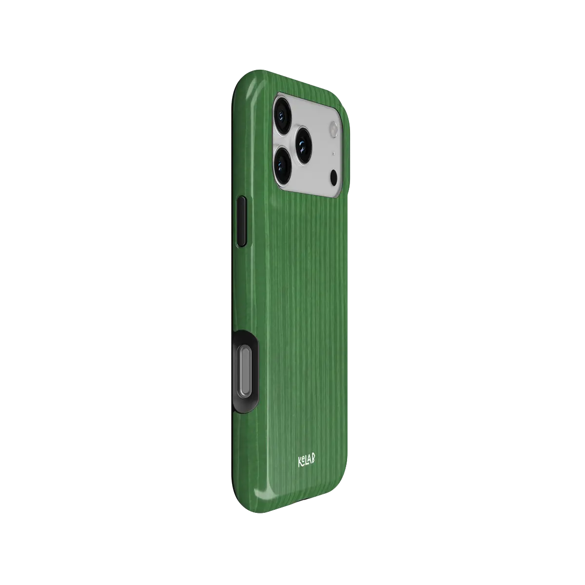 Emerald Drip | Green Stripe Pattern Phone Case