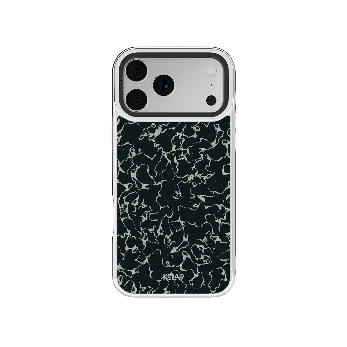 Obsidian Vein | Abstract Black Marble Phone Case