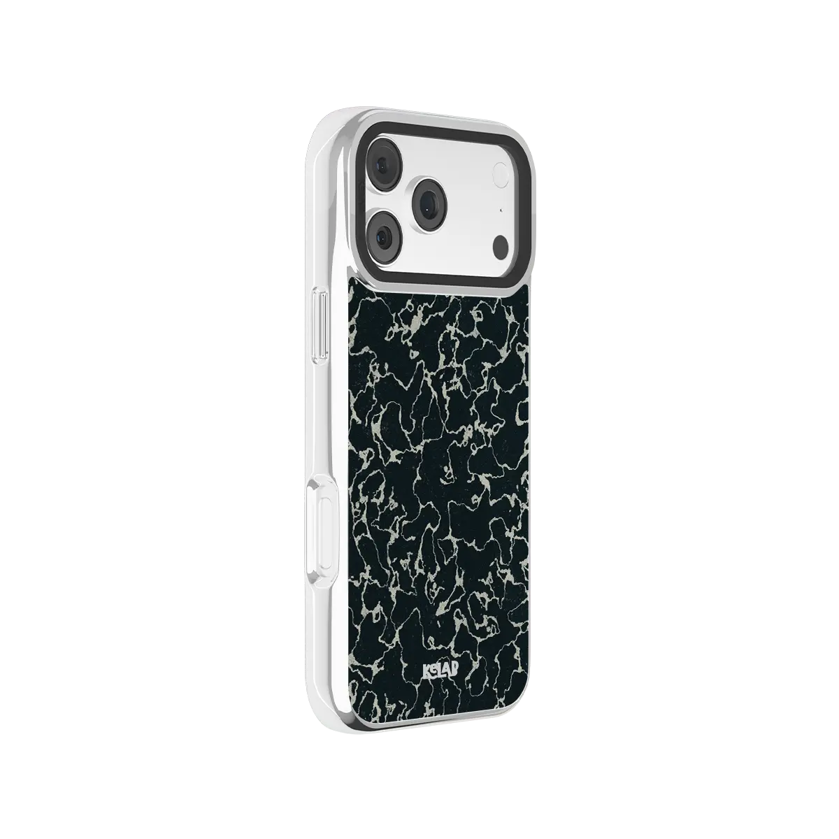 Obsidian Vein | Abstract Black Marble Phone Case
