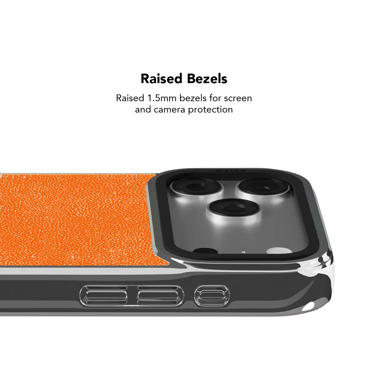 Tangerina | Stipple Electric Orange Phone Case