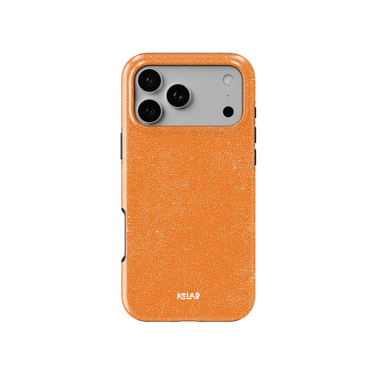 Tangerina | Stipple Electric Orange Phone Case