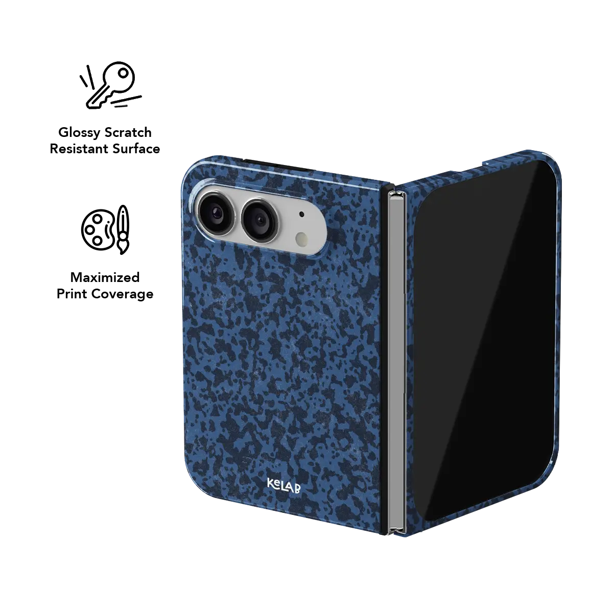 Deep Sea Static | Blue Marble Phone Case