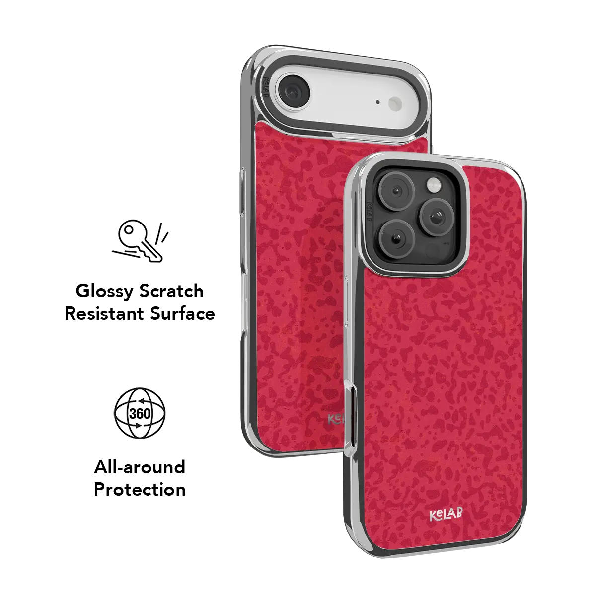 Velvet Vandal | Red Abstract Camo Pattern Phone Case