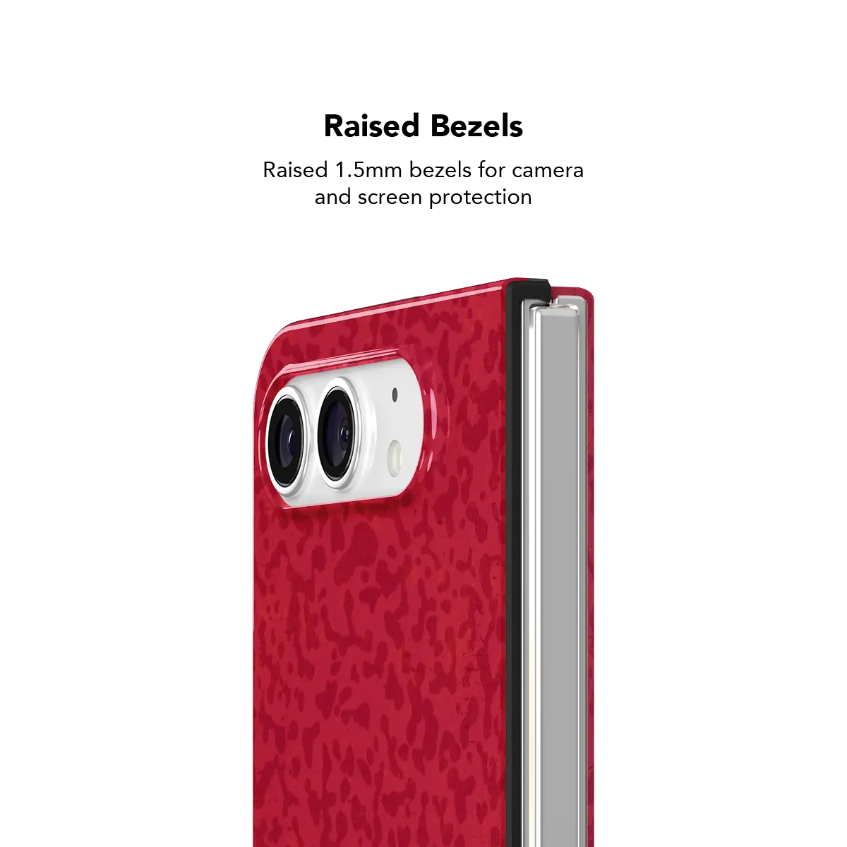 Velvet Vandal | Red Abstract Camo Pattern Phone Case