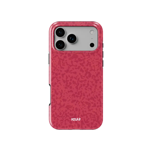 Velvet Vandal | Red Abstract Camo Pattern Phone Case