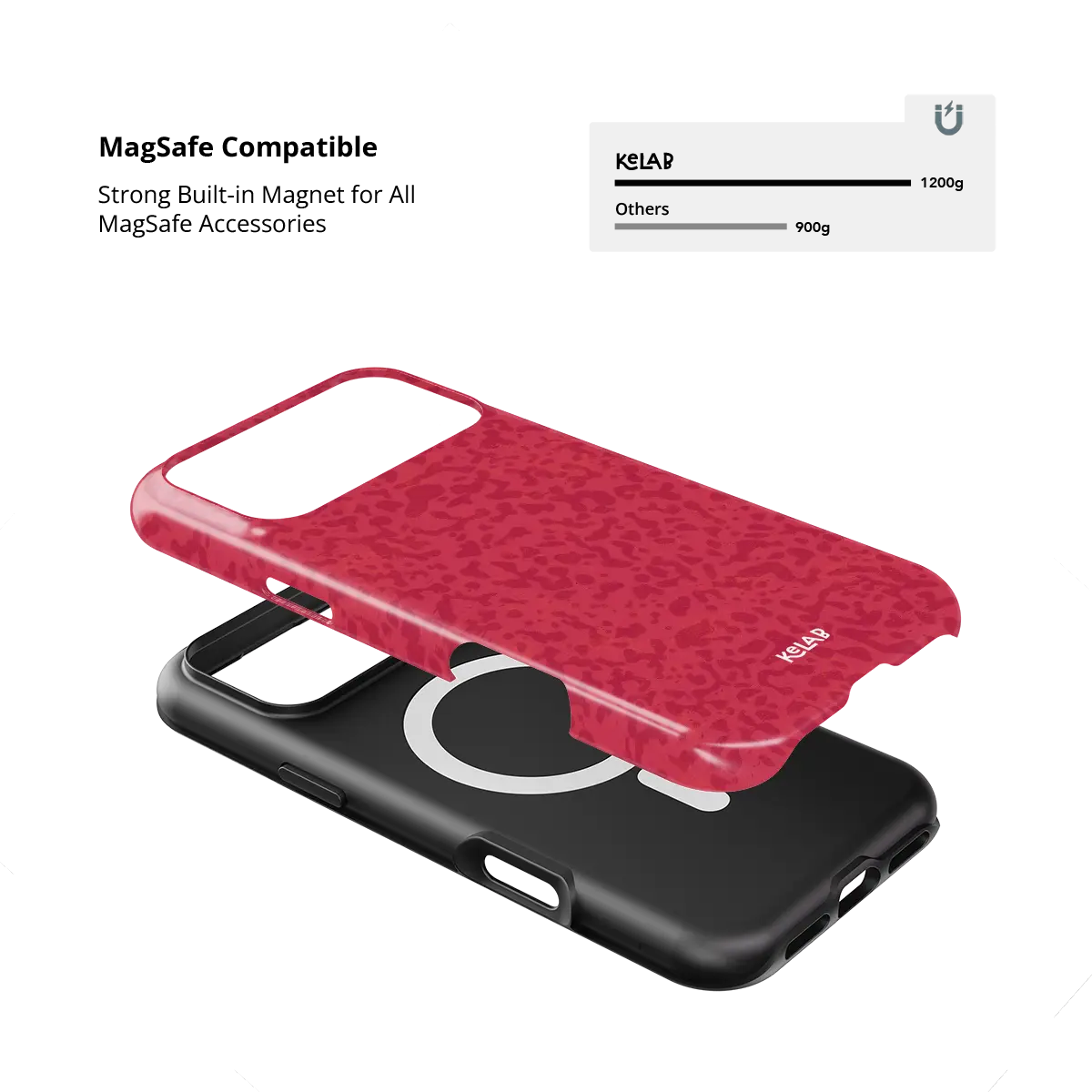Velvet Vandal | Red Abstract Camo Pattern Phone Case