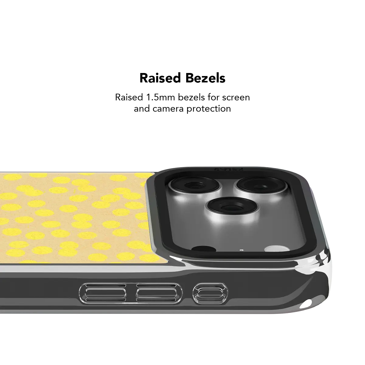 Lemon Drop | Yellow Dotted Phone Case