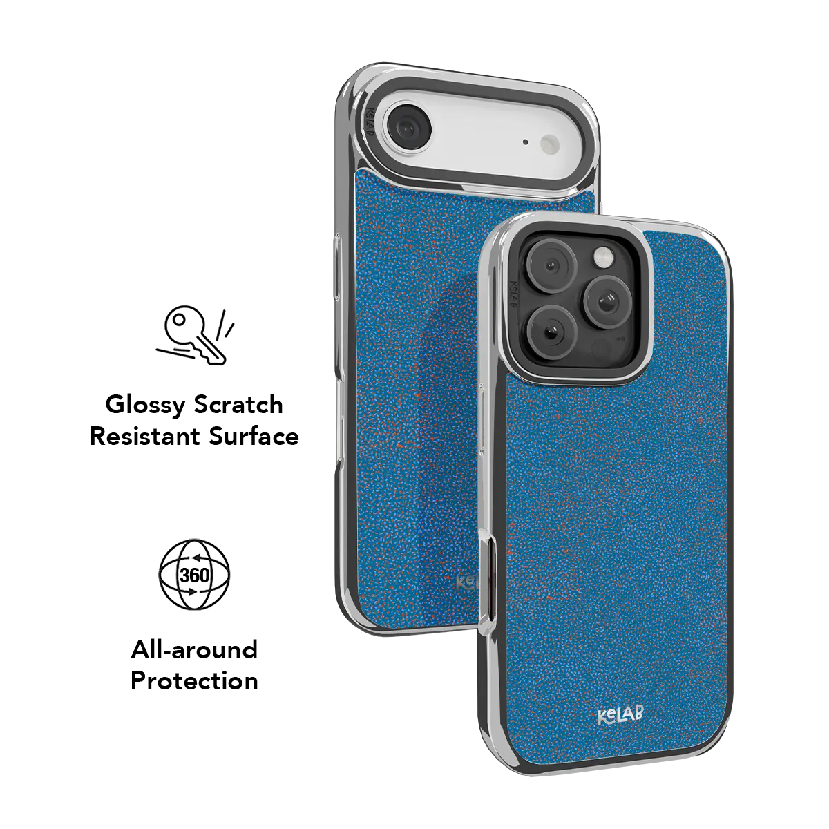 Digital Grain | Blue Micro Dotted Phone Case