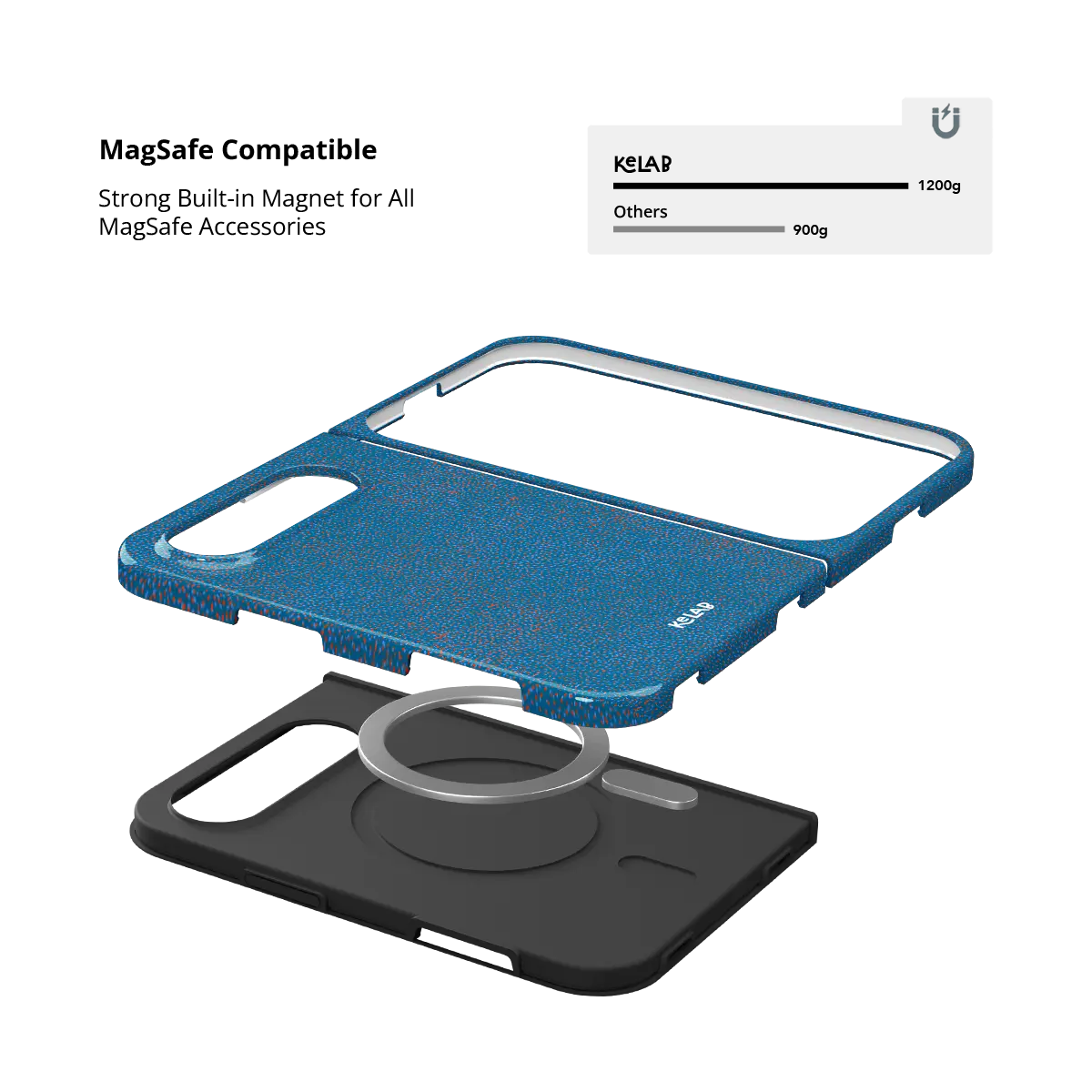 Digital Grain | Blue Micro Dotted Phone Case