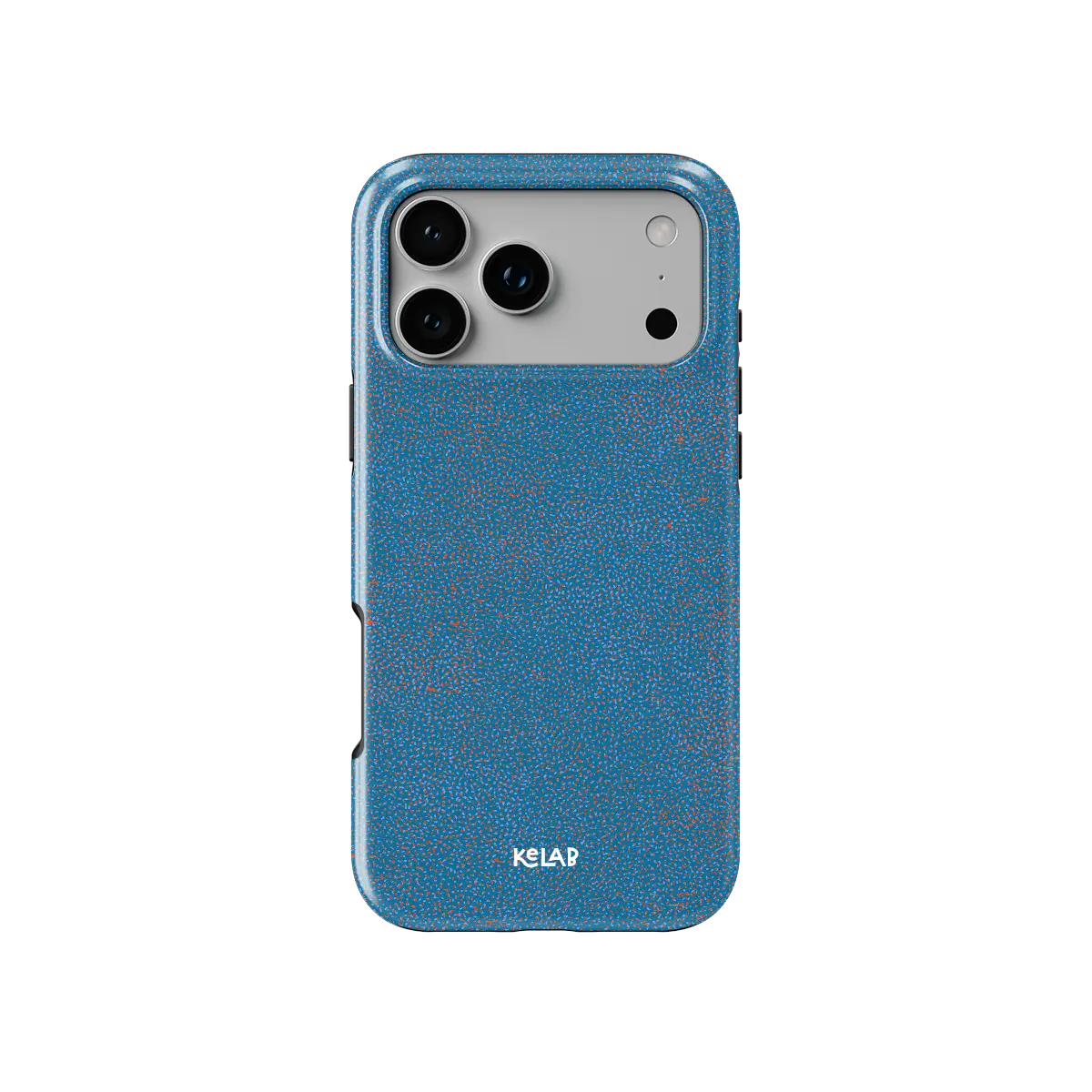 Digital Grain | Blue Micro Dotted Phone Case