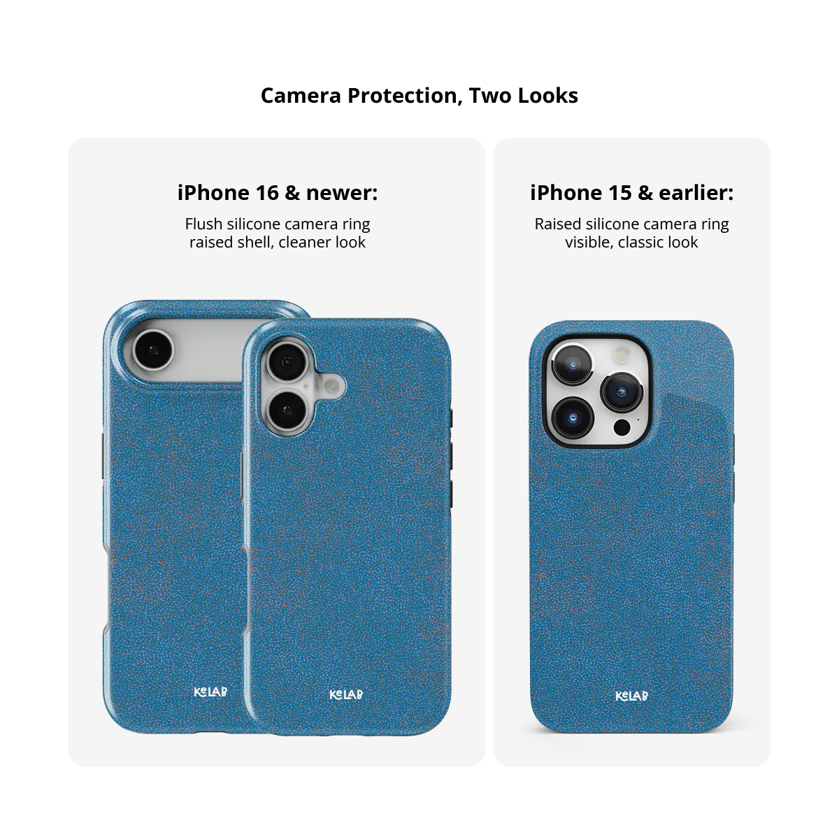 Digital Grain | Blue Micro Dotted Phone Case