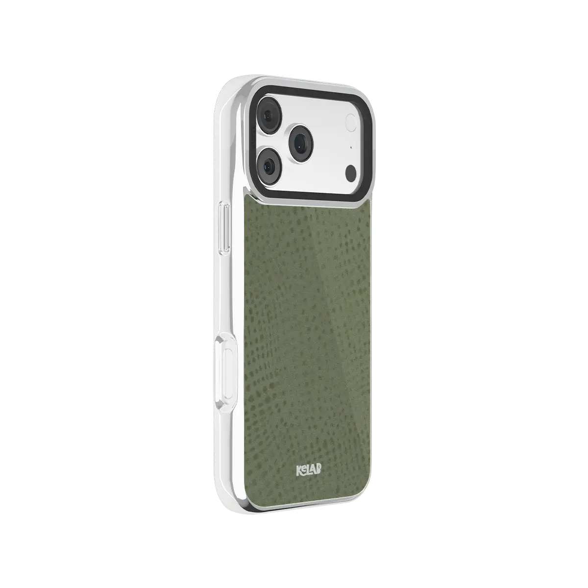 Sage Silk | Green Pebbled Texture Phone Case
