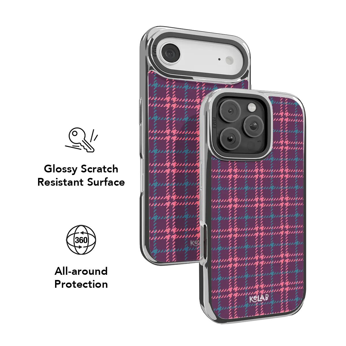 Orchid Tweed | Purple Plaid Phone Case