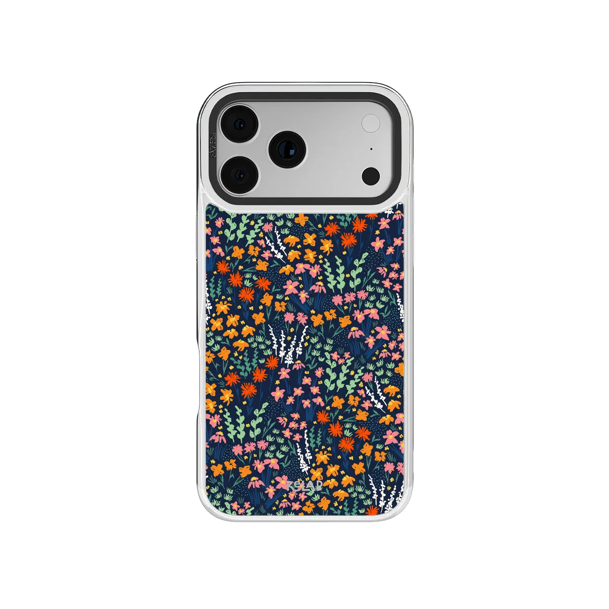 Midnight Meadow | Vibrant Wildflower Navy Phone Case