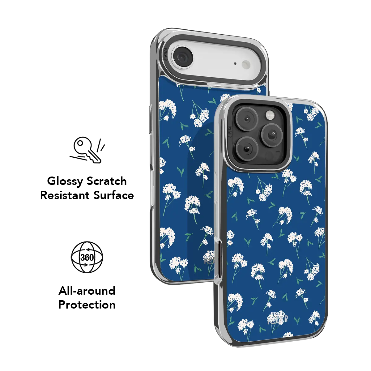 Cobalt Bloom | Blue Floral Phone Case