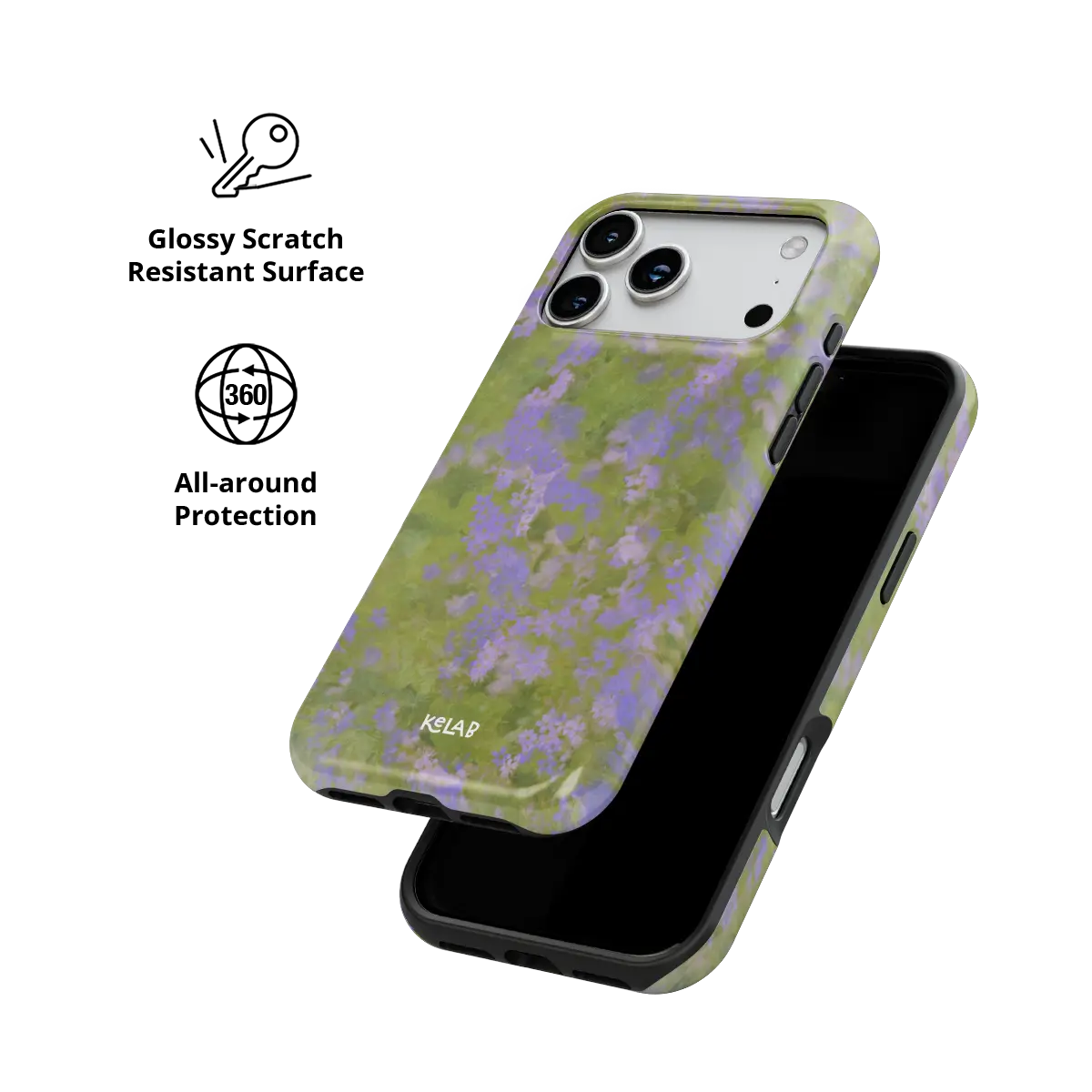 Lavender Bloom | Purple Wildflower Meadow Phone Case