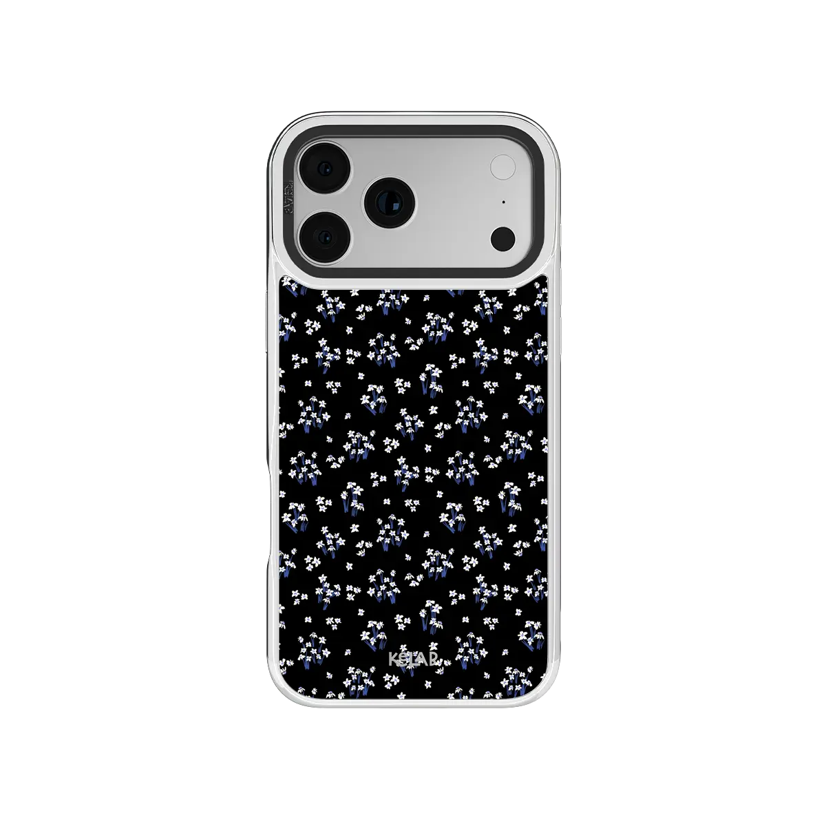 Inkwell Lily | Minimalist Black Floral Phone Case