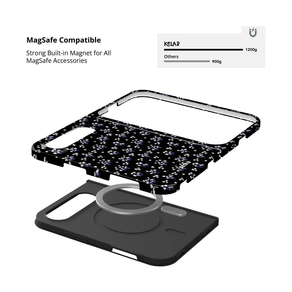 Inkwell Lily | Minimalist Black Floral Phone Case