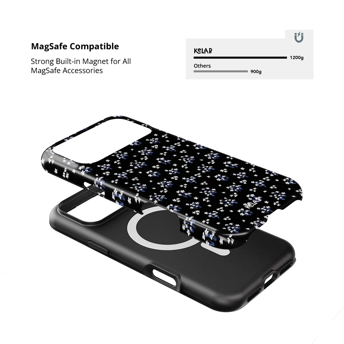 Inkwell Lily | Minimalist Black Floral Phone Case