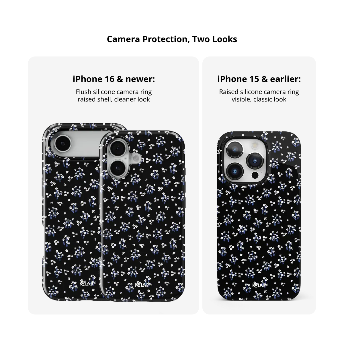 Inkwell Lily | Minimalist Black Floral Phone Case