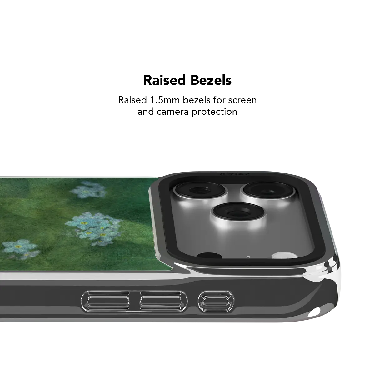 Misty Morning | Deep Green Floral Phone Case