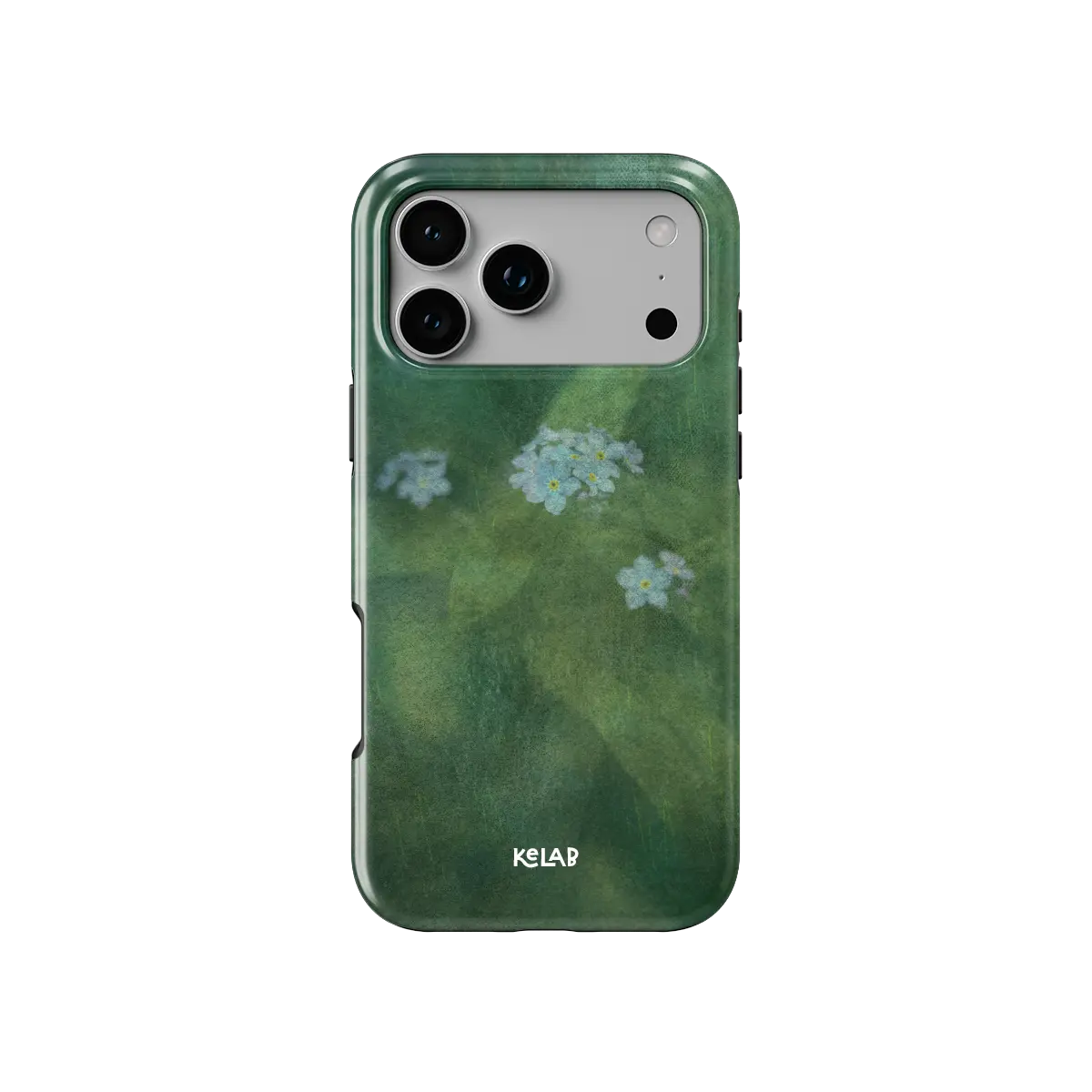 Misty Morning | Deep Green Floral Phone Case