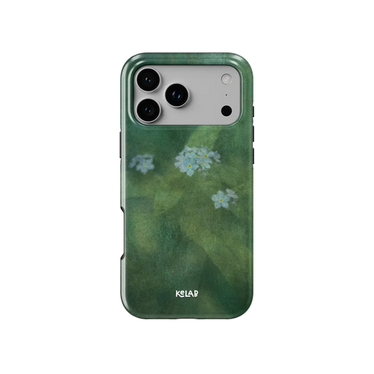Misty Morning | Deep Green Floral Phone Case