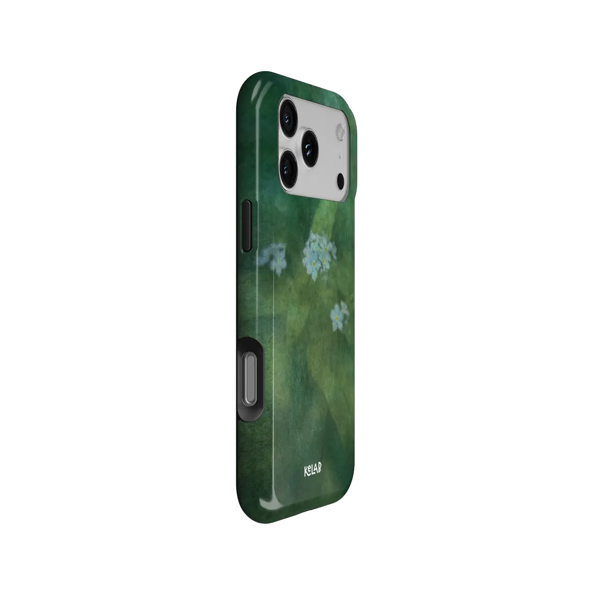 Misty Morning | Deep Green Floral Phone Case