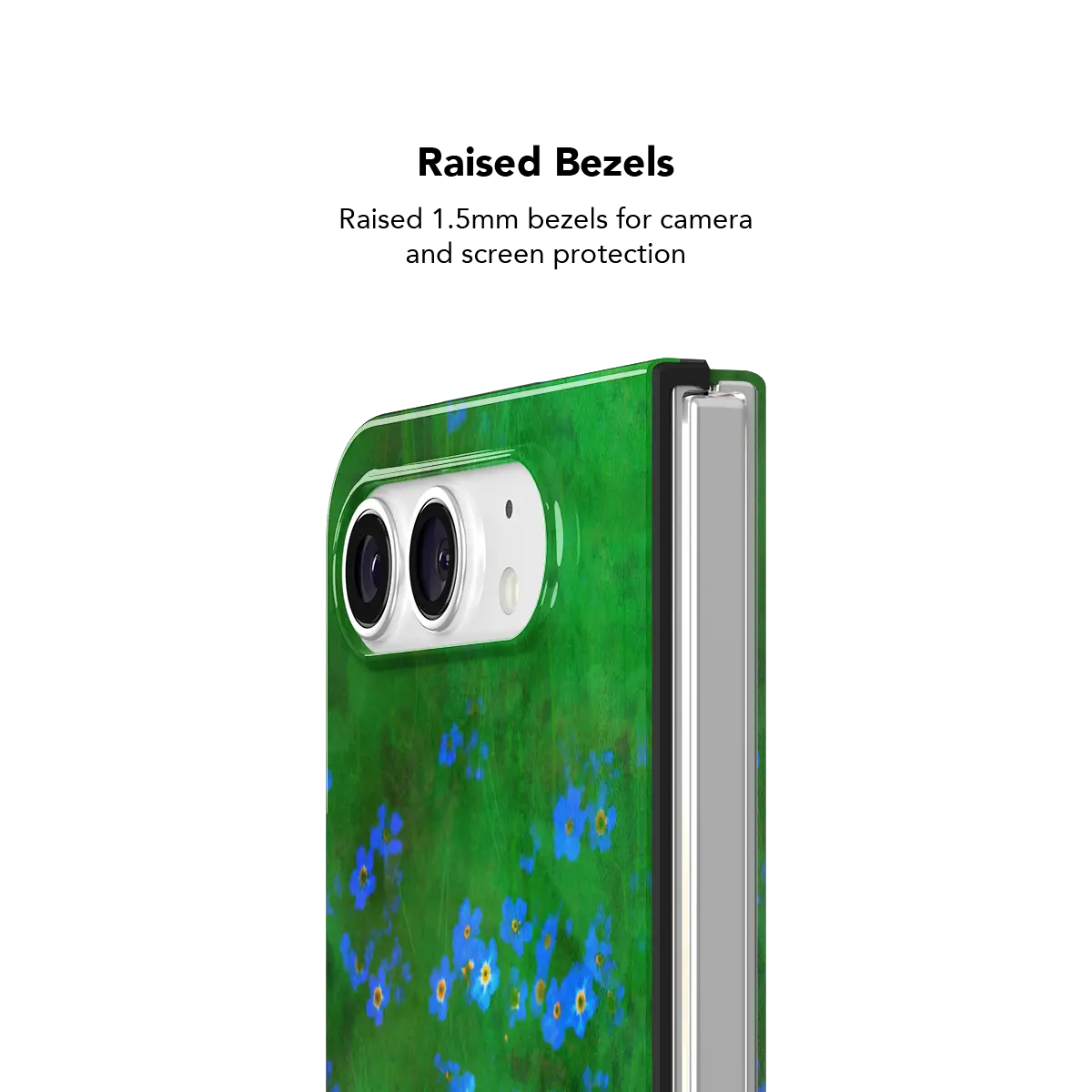 Forget Me Meadow | Vibrant Green Floral Phone Case