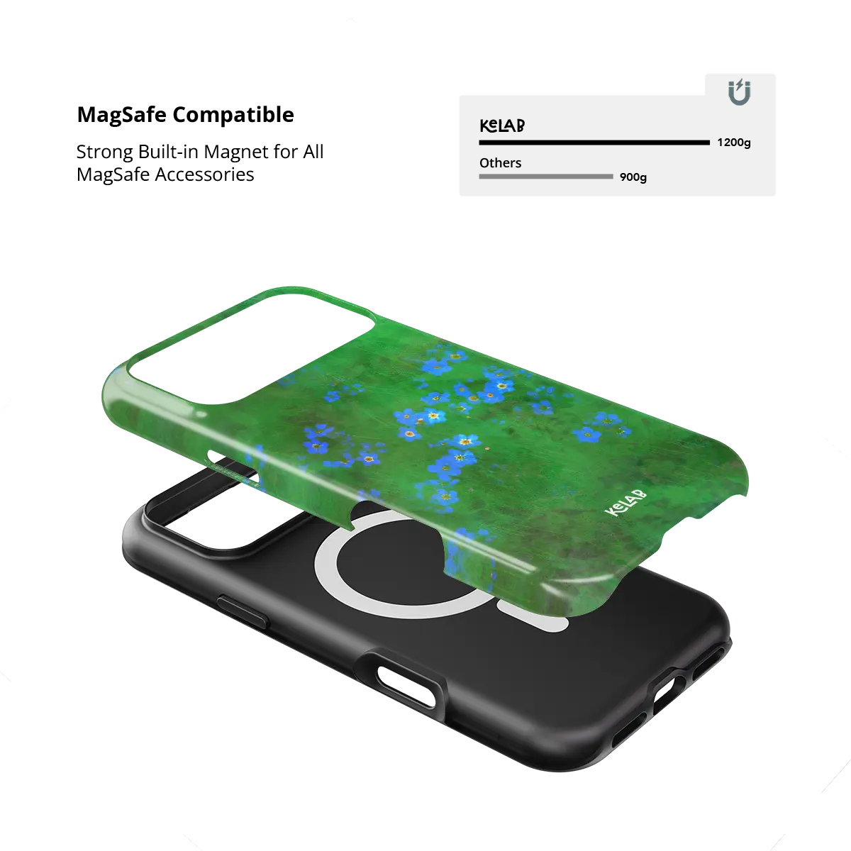 Forget Me Meadow | Vibrant Green Floral Phone Case