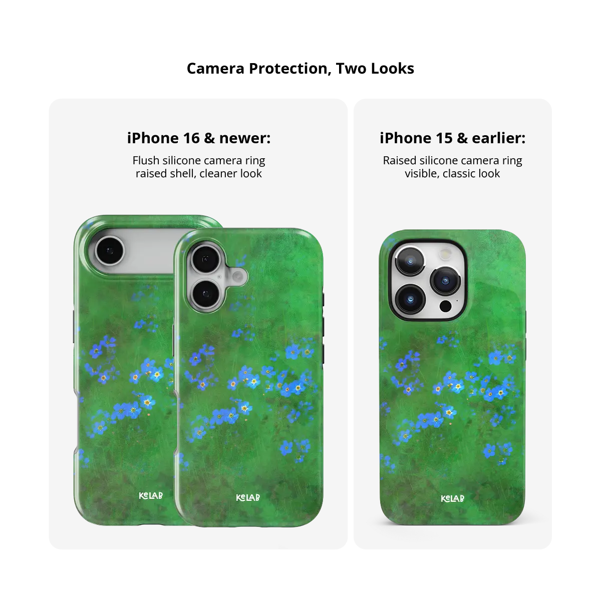 Forget Me Meadow | Vibrant Green Floral Phone Case