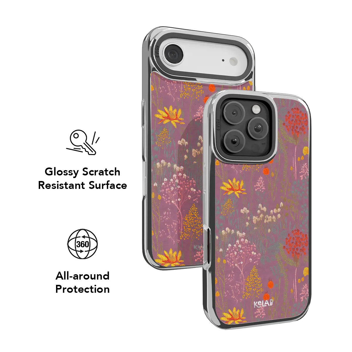 Wildflower Tapestry | Dusty Pink Floral Phone Case