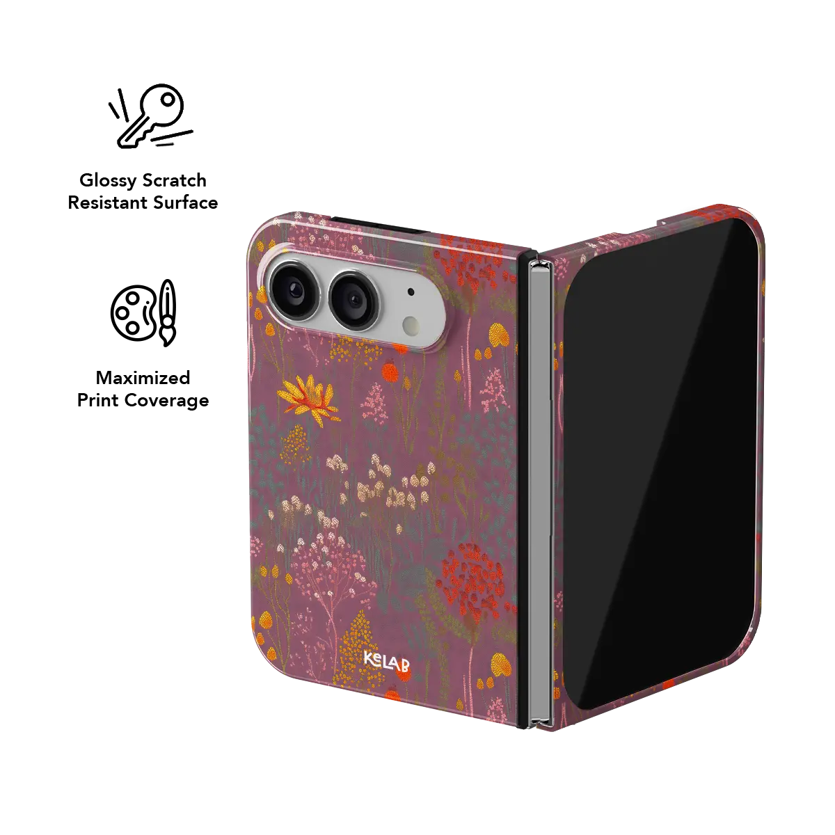 Wildflower Tapestry | Dusty Pink Floral Phone Case