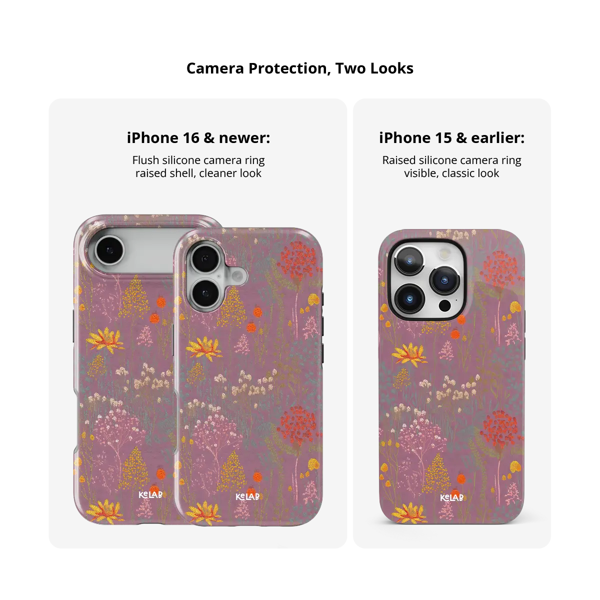 Wildflower Tapestry | Dusty Pink Floral Phone Case