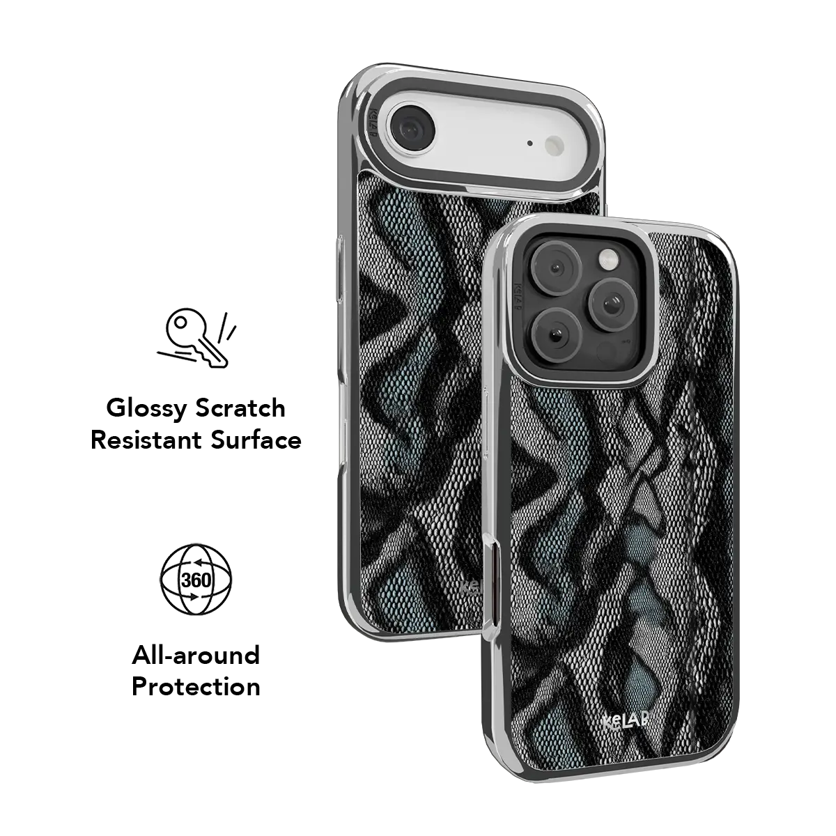 Viper Mesh | Teal Snakeskin Phone Case