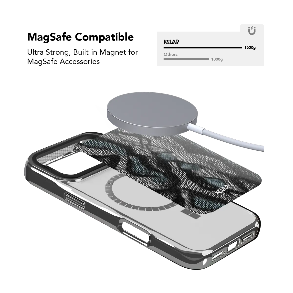 Viper Mesh | Teal Snakeskin Phone Case