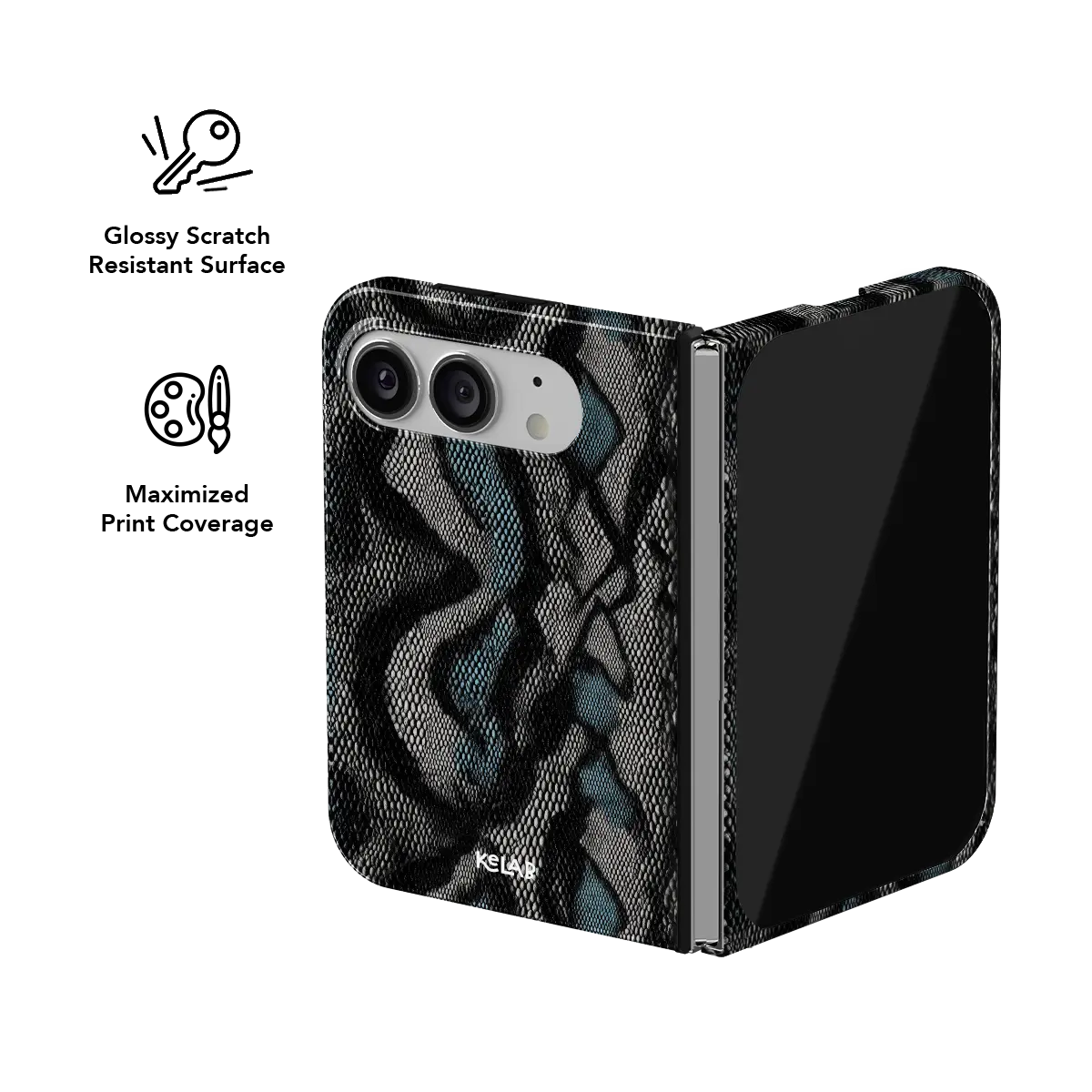 Viper Mesh | Teal Snakeskin Phone Case
