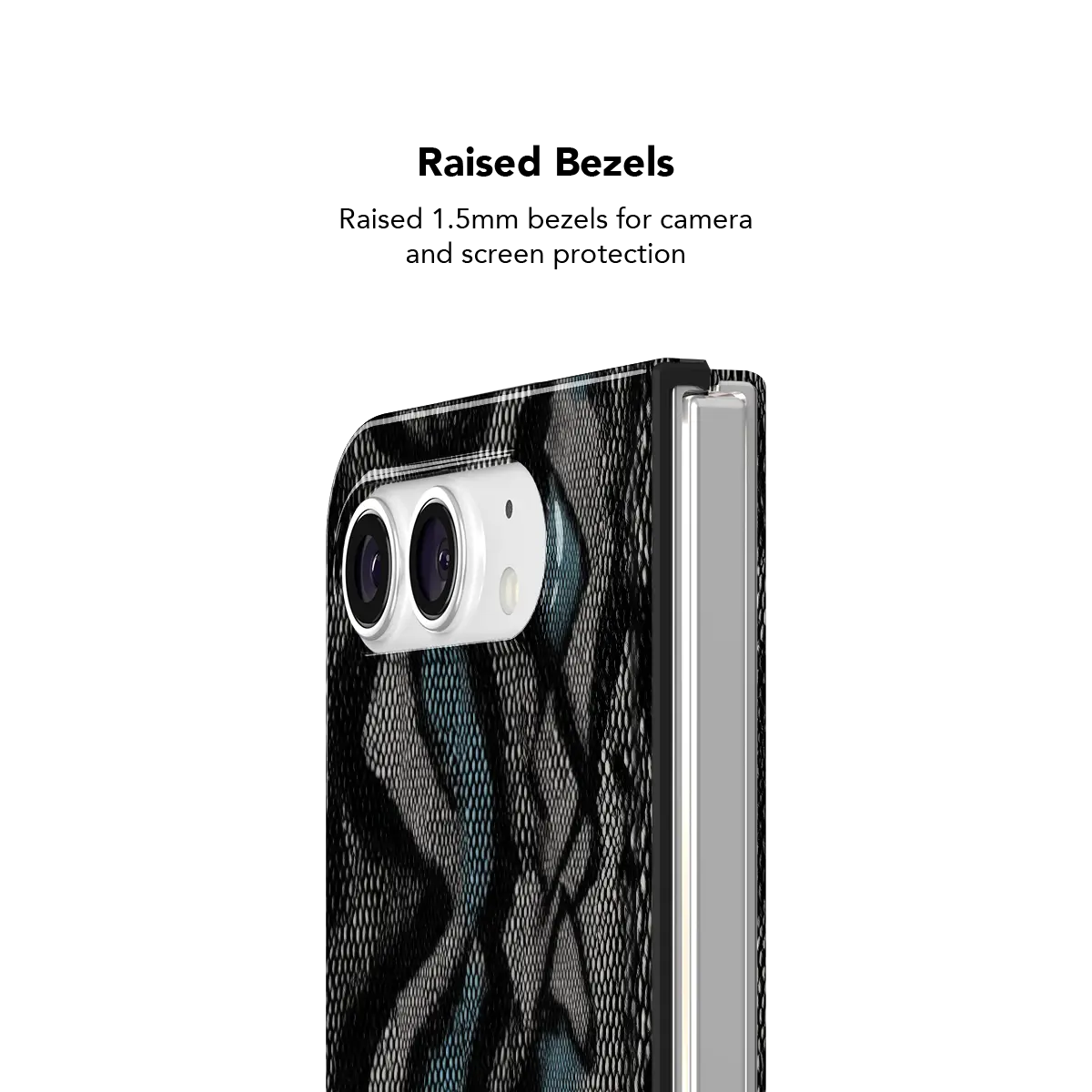 Viper Mesh | Teal Snakeskin Phone Case