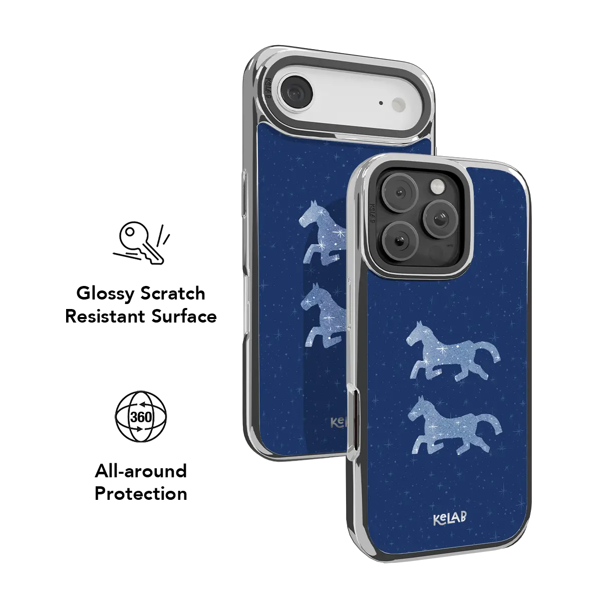 Pegasus Night | Blue Horse Phone Case
