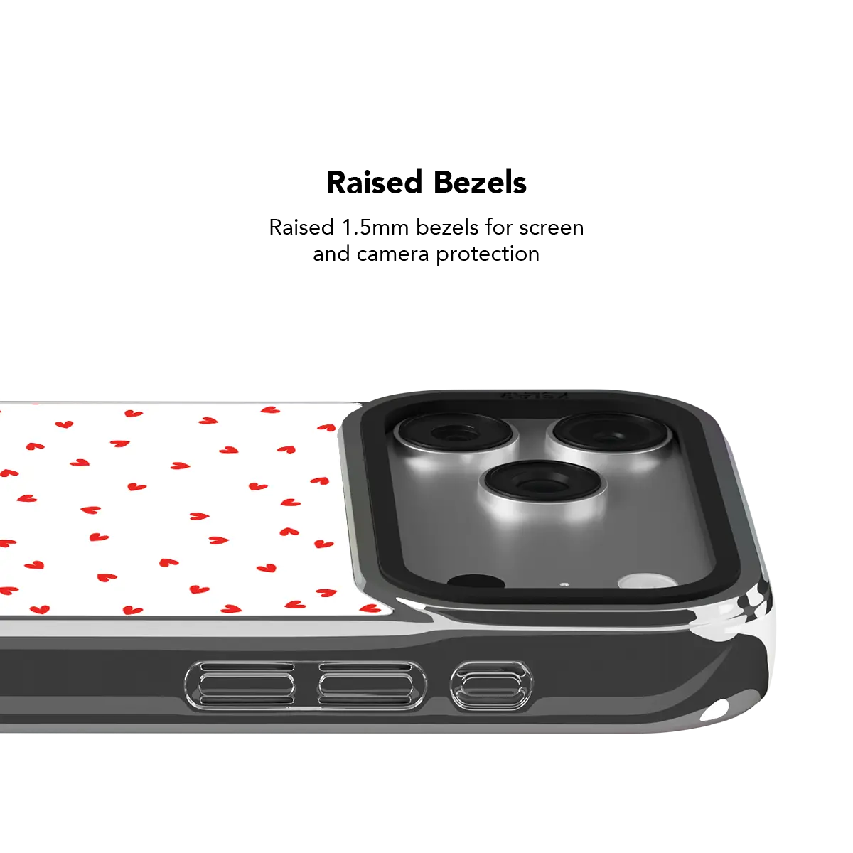 Minimalist Love | Red Heart Phone Case