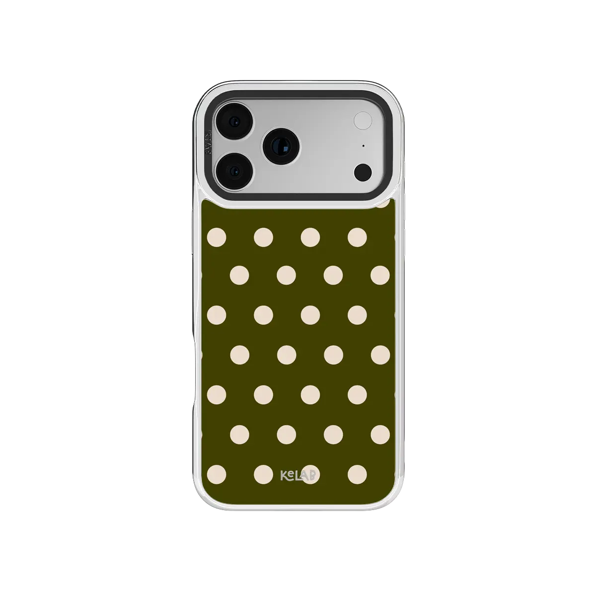 Urban Sage | Olive Polka Dot Phone Case