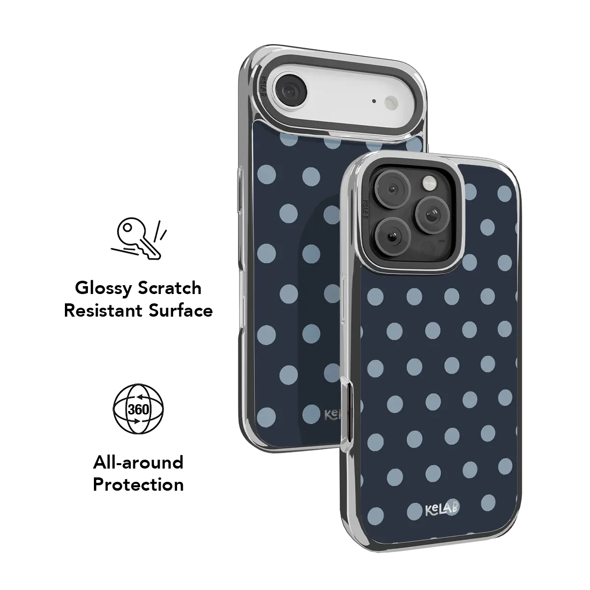 Abyssal Dot | Blue Polka Dot Phone Case