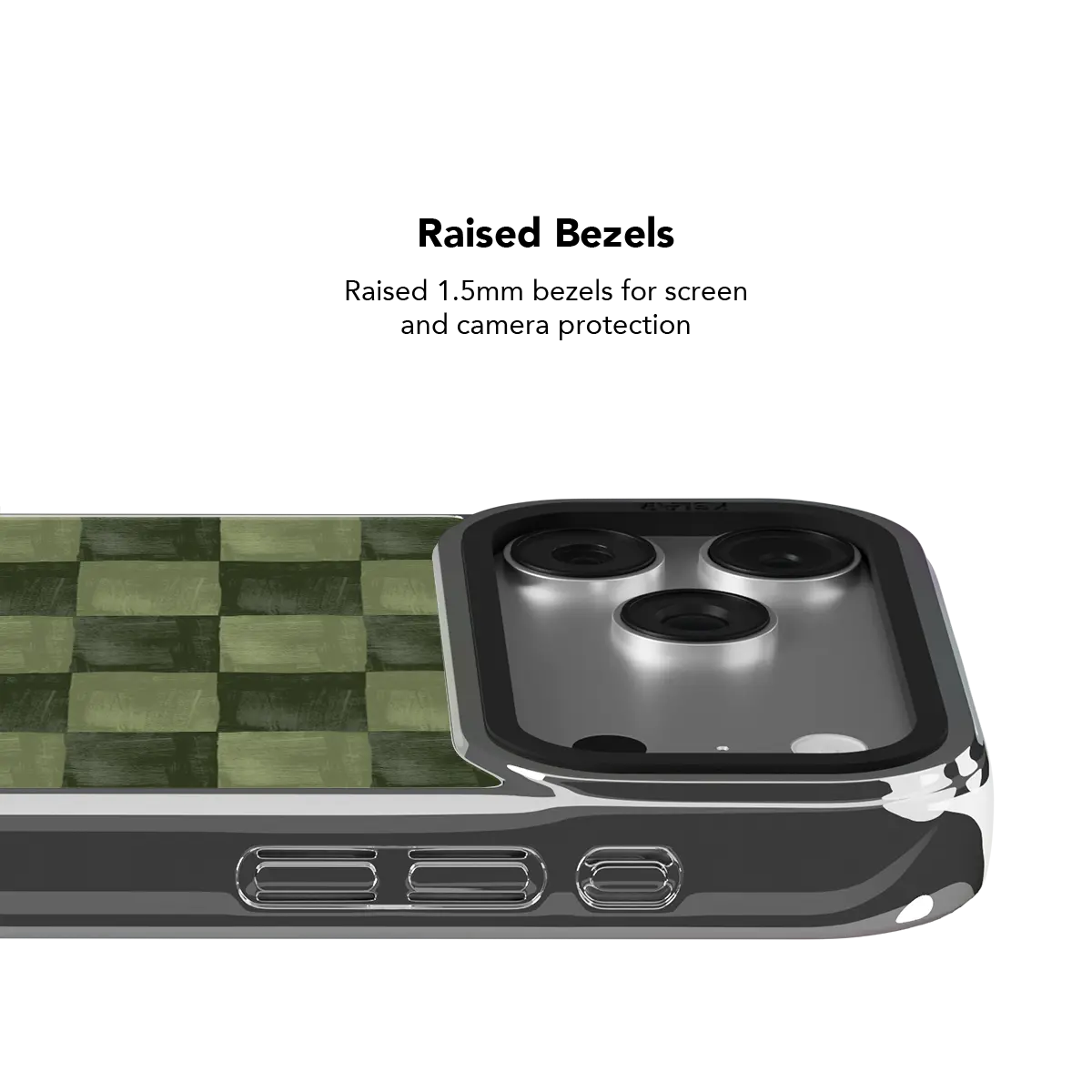 Juniper Grid | Green Checkered Phone Case