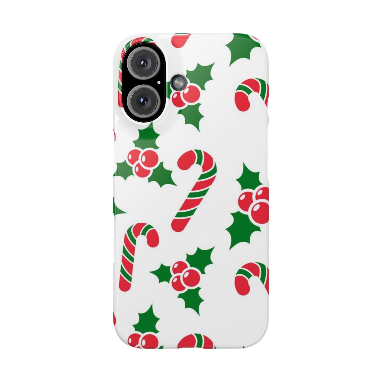 Custom iPhone Tough Phone Case – Christmas Santa Holiday Design, Festive Xmas Protection