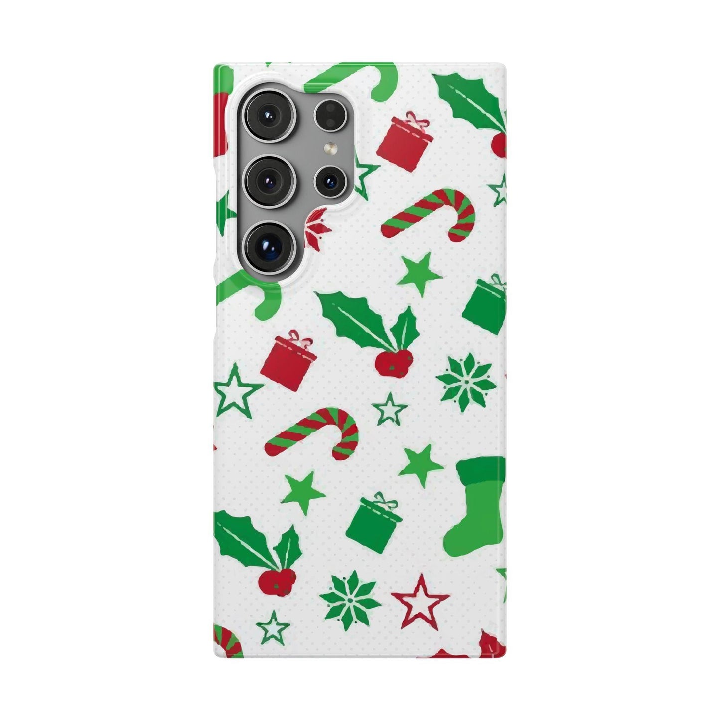 Custom Samsung Tough Phone Case – Christmas Santa Holiday Design, Festive Xmas Protection