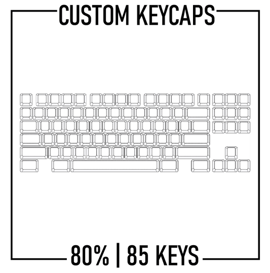 80% Custom Keycaps Set ( ANSI | 85 Keys )