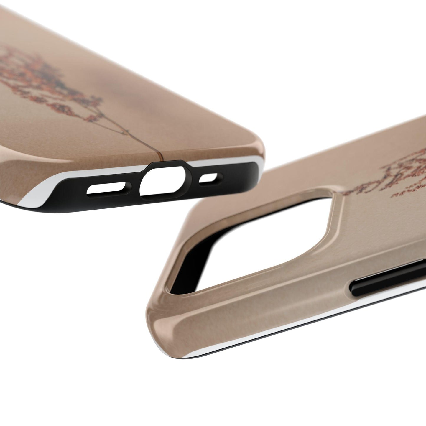 Brown Dry Leaf Tough Phone Cases