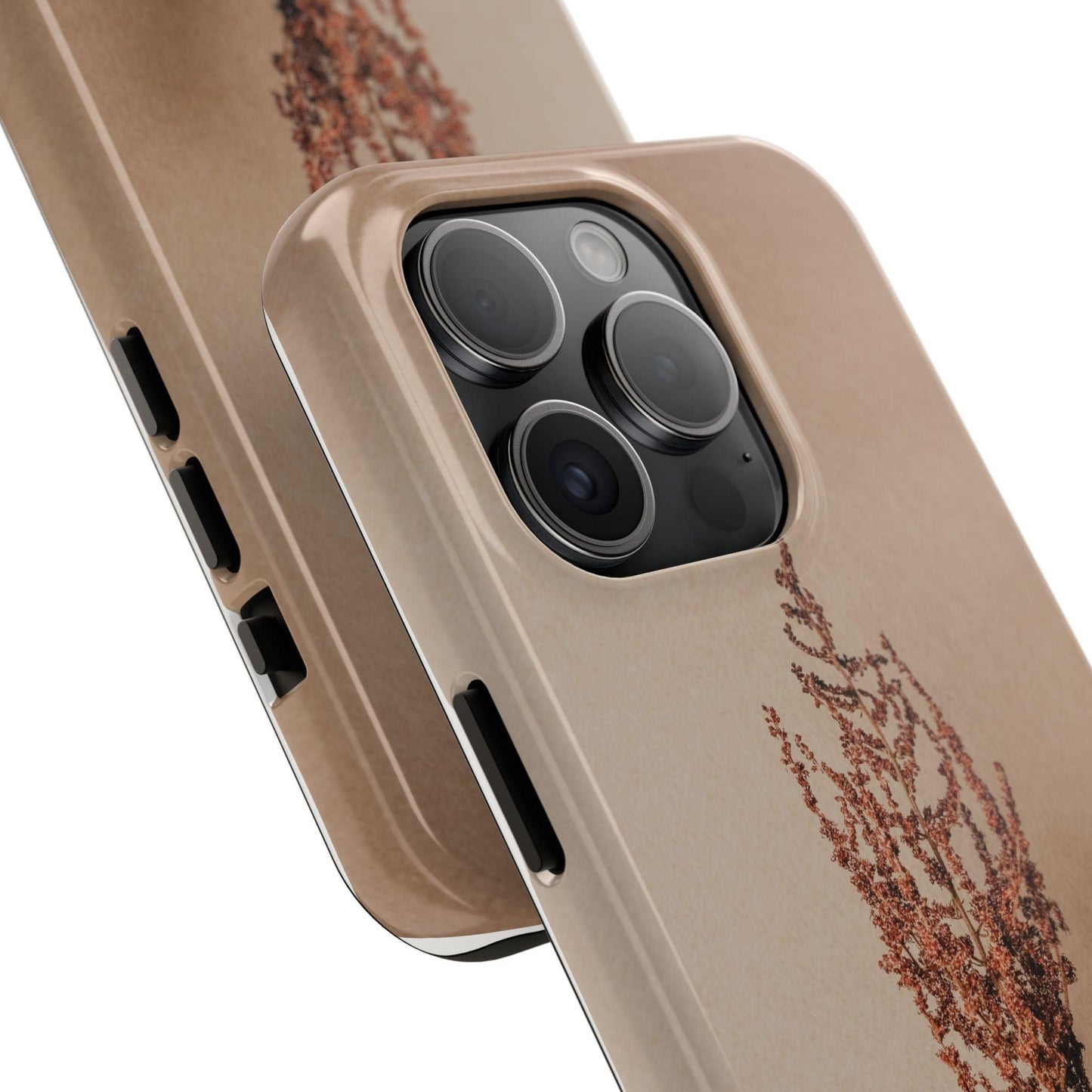 Brown Dry Leaf Tough Phone Cases